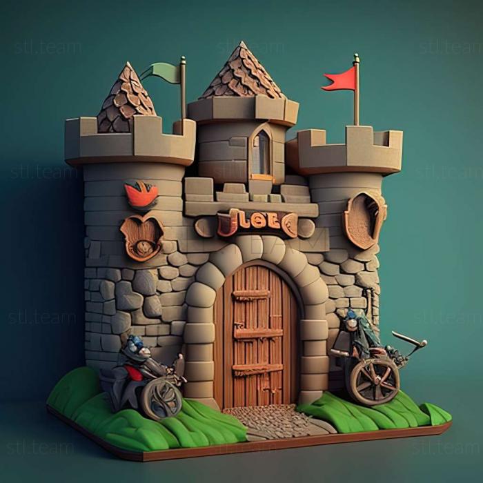 3D model Castle Clash game (STL)